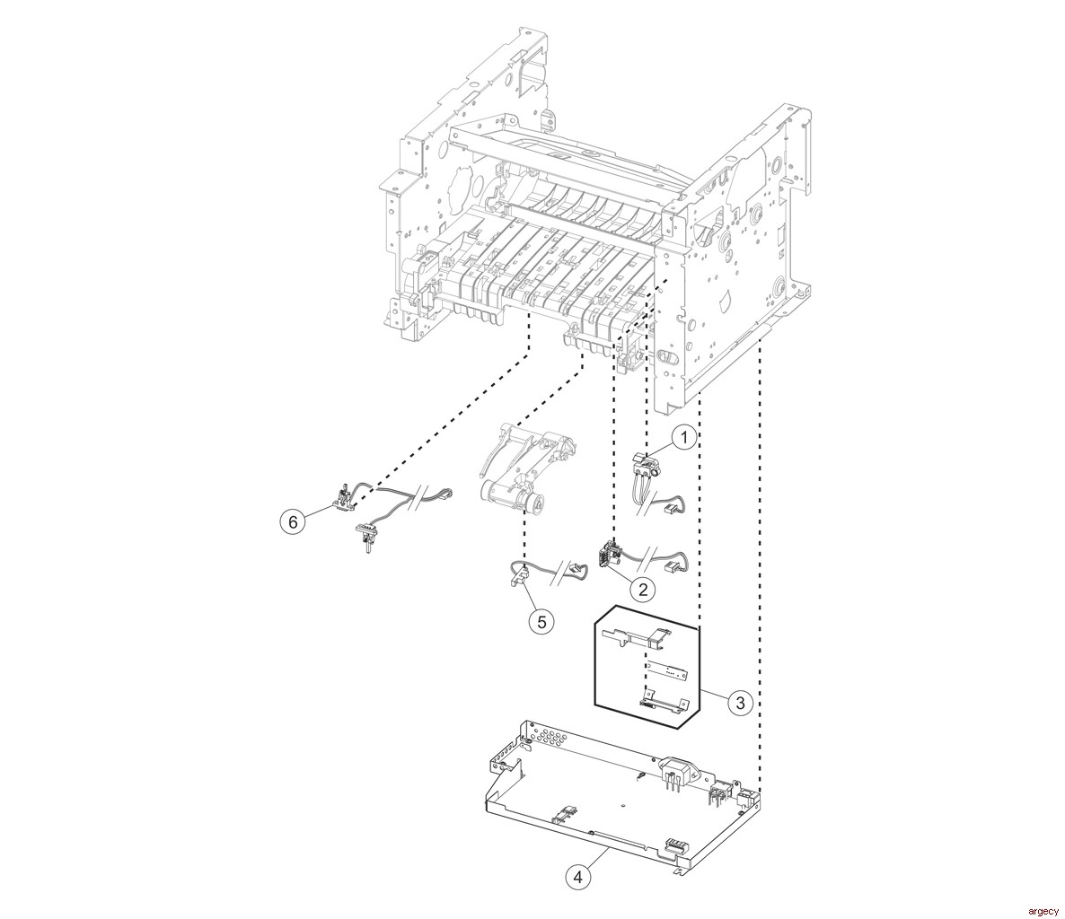 Lexmark MS310 Parts Argecy